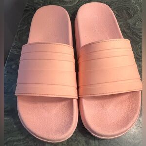 Girls Cat & Jack Peach Slide Sandals